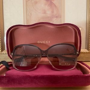 ★ SOLD ★ Brand New Brown Oversized Gucci Sunglasses